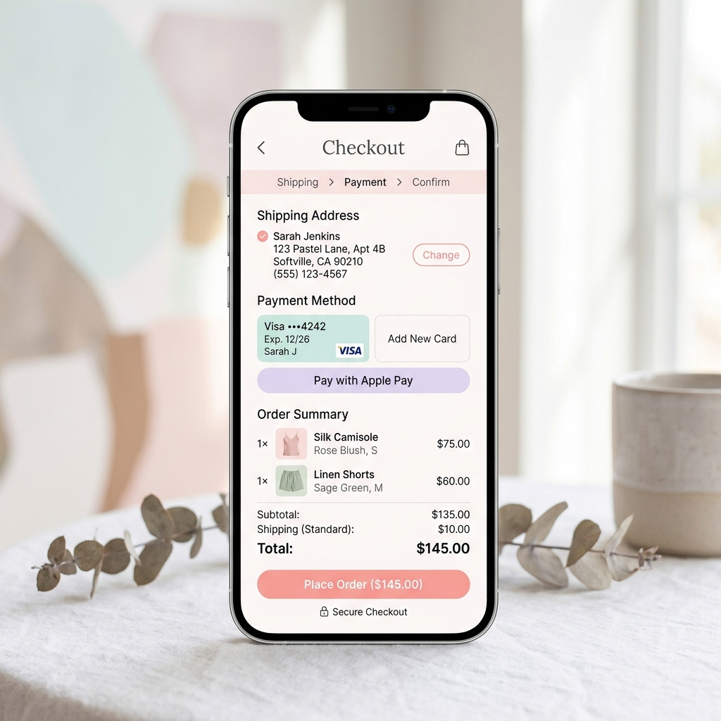 Mockup E-Commerce App